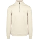 Sweat-shirt Lyle And Scott  Lyle   Scott Half Zip Pull Tonal Ecru