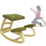 Chaise Ergonomique à Genoux, Chaise Ergonomique au Genou, Tabouret en Bois avec Hauteur d'angle réglable, pour Chaise de Bureau à Domicile pour la méditation de Bureau d'ordinateur