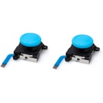 2 Joystick Analog Sensor Rocker för Switch Lite Joy-Con Controller ThumbStick Cap Modul Knapp Vit