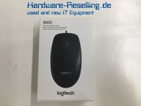 Logitech B100 USB Mouse Black NEW & OVP