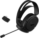 Tuf Gaming H1 Wireless Headset (Discord Certified Mic, 7.1 Surround Sound, 40mm Drivers, 2.4ghz, Usb-C, Lightweight, 15 Hour Battery Life, For Pc, Mac, Switch, Mobile Devices, Ps4, Ps5)Black