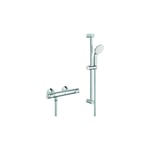 Mitigeur Baignoire douche thermale Grohe grohtherm 500 avec set de douche 600mm chromé