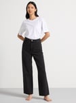 Lindex WIDE Hanna cropped jeans med lätt stretch