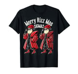 Merry Rizz Mas Sigmas- Gen Alpha Middle School Christmas T-Shirt