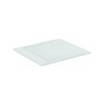 Receveur de douche extra plat - Ultra Flat s i.life - Idéal Standard - 100 x 90 cm - Blanc pur effet pierre