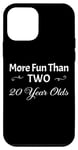 Coque pour iPhone 12 mini Plus amusant que deux anniversaire drôle de 20 ans