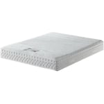 Matelas memoryplus a Ressorts + 3 cm contact latex à 70 % en 70 Kg/m3 + Alese 140x200 Hauteur +/- 22 cm - Accueil Ferme - Soutien Ferme - 5 Zones de