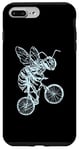 Coque pour iPhone 7 Plus/8 Plus Bee Cycling Vélo Drôle Animal Cool Insecte Biker Ride Bike