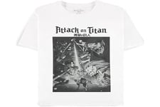 DIFUZED ATTACK ON TITAN - Saison 4 - T-Shirt Homme (L)