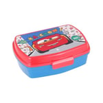 My sweety pop - Boîte à goûter - Lunch box - Pour enfant - Crèche - Maternelle - Ecole - Vacances - Repas - 17 cm - Idée Cadeau - Cars - Rouge/Bleu - garcon