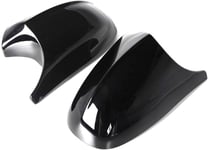 ZHAOOP Carbon Fiber/ABS    Rearview Mirror Cover ,For,For BMW E92 E93 LCI 3 Series 320i 330i 335i 2010 Mirror Housing-Gloss Black