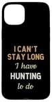 Coque pour iPhone 15 Plus Hunter Hunting Fishing Deer Game Hobby Job Pour homme et femme