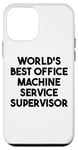 Coque pour iPhone 12 mini Meilleur superviseur de service de machine de bureau au monde