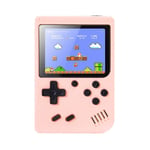 500-i-1 Retro Gameboy Maskin Mini Handhållen Videospelkonsol Inbyggd Klassisk Spelare Barn Vuxen Rolig Leksak Presenter Rosa [kk] pink