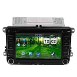 2DIN 7in Car DVD Player GPS Navigation Touch Screen Fits For