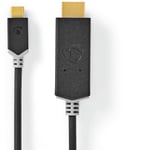 Nedis USB-C-HDMI-kaapeli - 2 metriä