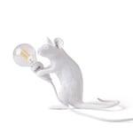 SELETTI LED-koristepöytävalo Mouse Lamp USB istuva valk.
