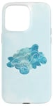 Coque pour iPhone 15 Pro Max Jolie Baleine Bleu Aquarelle Océan