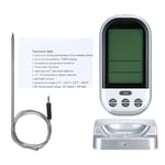 Wireless Meat Thermometer With Probe LCD Display With Backlight Countdown Fun