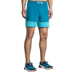 Brooks High Point 2in1 7 Inch Shorts Blå - Handla nu på Loparshop.se!