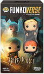 FUNKO GAMES Harry Potter 101 Funkoverse Extension - 2 Pack - English Version - Board Game - Draco Malfoy And Ron Weasley - 3'' (7.6 Cm) POP! - Light Strategy Board Game For Children & Adults