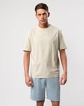 Boss Orange TChup Mens Crew Neck Small Logo T-Shirt - Beige - Size 2XL