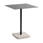 HAY Terrazzo dining table 60x60 cm Grey terrazzo-anthracite