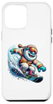 iPhone 12 Pro Max Cooler Yeti Snowboard Fun In Winter Case