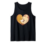 Veterinarian Veterinary Medicine Cute Heart Dog And Cat Tank Top