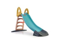 FEBER - Mega Casual Water Slide, Toboggan de Jardin à Utiliser avec de l'eau, se connecte à Un Tuyau d'arrosage, marches antidérapantes, Couleurs résistantes, à partir de 1 an, Famosa (FEL11000)