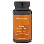 Kronans Apotek Zink + Vitamin C Tabletter 100 st