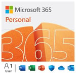 Microsoft Corporation Microsoft 365 Personal - licence d'abonnement (1 an) - 1 utilisateur, jusqu'à 5 périphériques