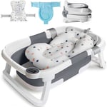 Foldable Portable Baby Bathtub Newborn Bathtub With Bath Mat And Shower Net