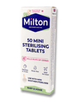 Milton Mini Sterilising Tablets 50 - Baby Soother Sanitising Dummy Germs Cleaner