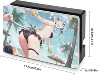 Switch Dock Cover Sword Art Online Sinon Anime Switch Base Coque De Protection Dock Case Switch Exclusive Dock Cover ¿¿Tui De Protection Skin Console De Jeu Absorption Des Chocs R¿¿Sistan