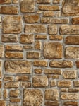 OLD STONE BRICK WALL STICKY BACK PLASTIC SELF ADHESIVE VINYL  FILM  D C FIX