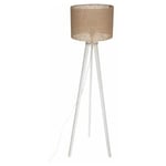 Atmosphera Créateur D'intérieur - Lampadaire Trépied en Bois 'Elva' 143cm Beige