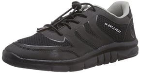 s.Oliver Women's 2360 Low-Top Trainer Black Size: 3.5