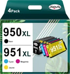 950Xl 951Xl Remplacement Des Cartouches D'Encre Hp 950Xl 950 Xl 951 Xl Compatible Avec Hp Officejet Pro 8600 8610 8620 8630 8640 8100 8625 8615 8660 251Dw 276Dw (1 Noir,1 Cyan,1 Magenta,1 Jaune)