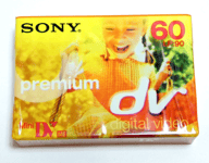 SONY MINI DV PREMIUM DIGITAL VIDEO CASSETTE CAMESCOPE 60 MIN LP 90 DVM60PR3 NEUF