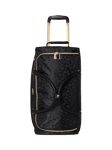 Dune Oriel 2-Wheel 55cm Cabin Holdall, Black Monogram