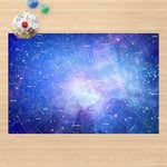 Micasia - Tapis en vinyle - Stelar Constellation Star Chart - Paysage 2:3 Dimension HxL: 140cm x 210cm