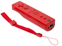 Télécommande Wiimote Motion Plus Intégré Rouge