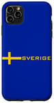 Coque pour iPhone 11 Pro Max Drapeau de la Suède - Sport - Maillot de sport - Style Sverige