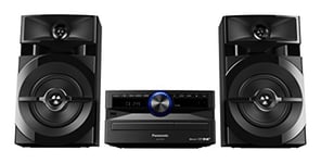 Panasonic Mini chaine hifi DAB+ Bluetooth SC-UX102E-K I 300W Lecteur CD Radio FM/DAB/DAB+ Rythime D.Bass Bluetooth Port USB DJ Jukebox Design élégant et sobre noir - Version Française