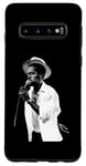 Coque pour Galaxy S10 Le chanteur Gregory Issacs jouant Londres par Stephen Wright