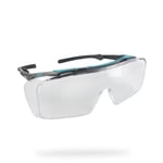 Greenstar - Surlunettes De Protection 45m/s En Polycarbonate - Transparentes & Anti Buée - Anti Rayures & Anti UV - Ajustement Personnalisé - Modèle Pro - Norme EN166 F - Débroussailleuse & Bricolage