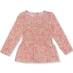 Konges Sløjd girl UV blouse – blossom mist, grenadine - 3-4år