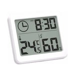 Numérique Intérieur Thermomètre d'hygromètre, Station Météo Réveil lcd c/f Commutable Compteur d'humidité de la Température Support Mural et Support