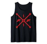 Fast & Furious Red Lug Nut Wrench Lightning Bolt Logo Débardeur